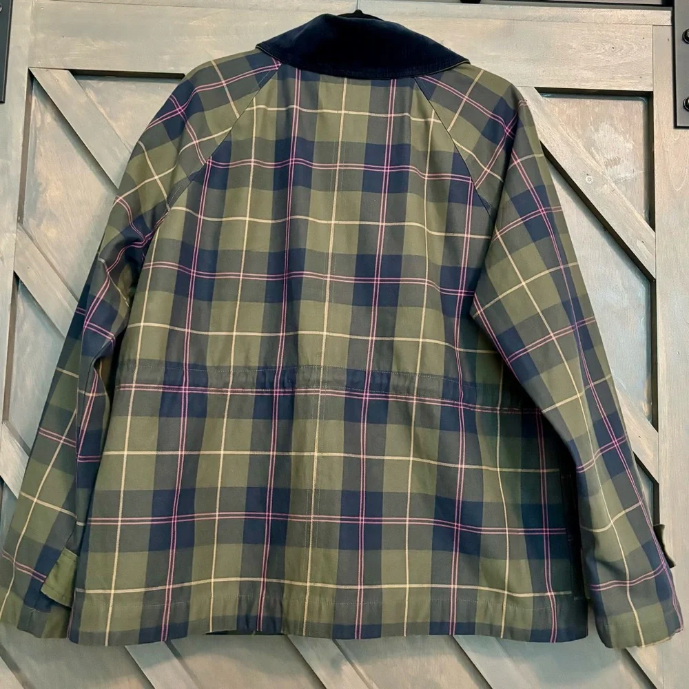 Ann Taylor Weekend Collection Plaid Collared Jacket - Picture 5 of 6